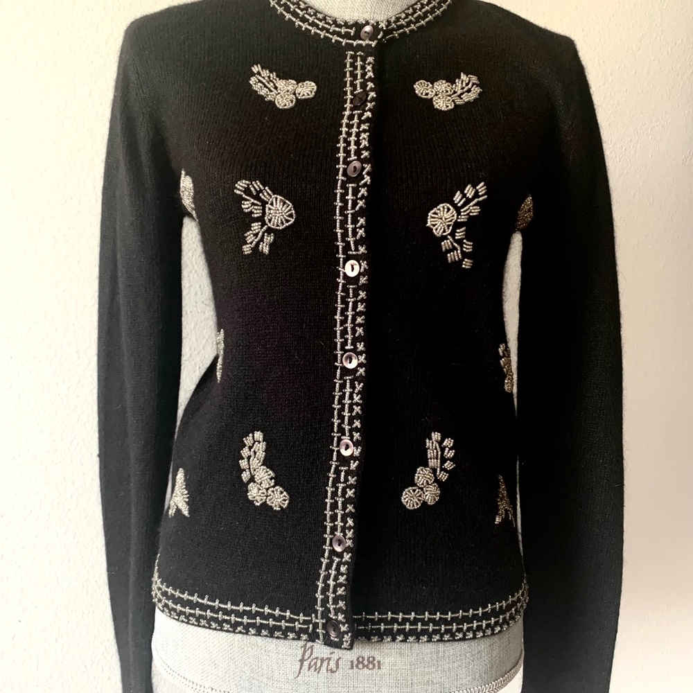 BEADED HOLIDAY SWEATER